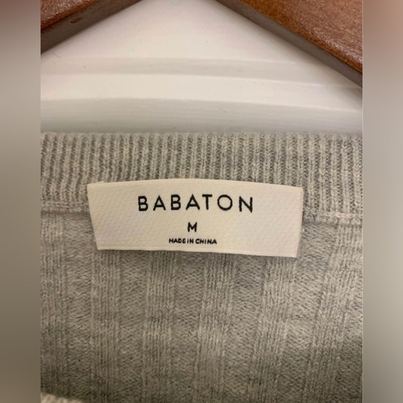 Aritzia Babaton cropped rib top - Picture 3 of 3